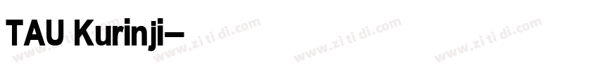 TAU Kurinji字体转换
